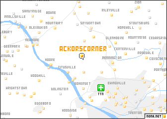 map of Ackors Corner