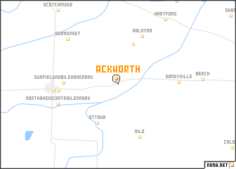 map of Ackworth