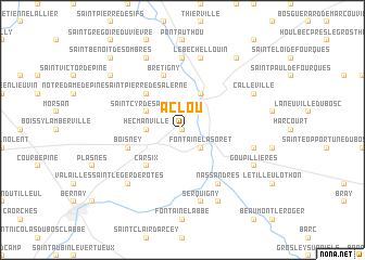 map of Aclou