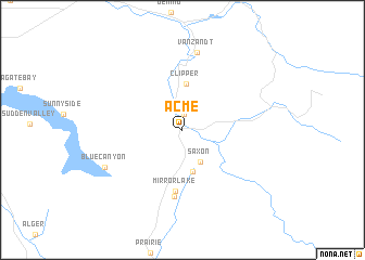 map of Acme