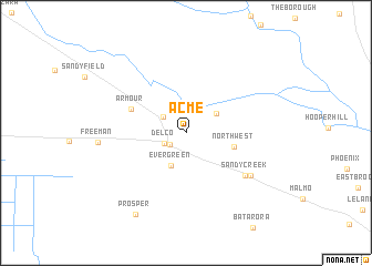 map of Acme