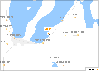 map of Acme