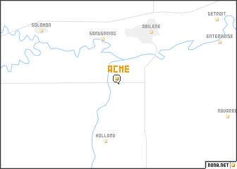 map of Acme