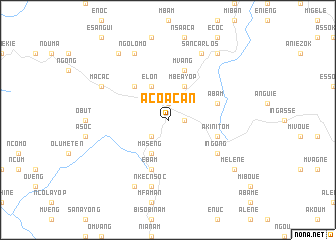 map of Acoacan