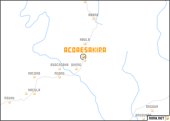 map of Acoaesakira