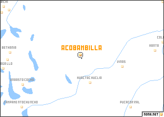map of Acobambilla