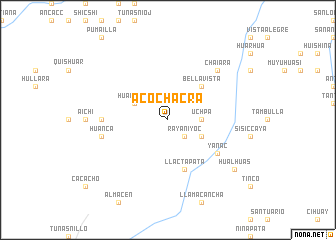 map of Acochacra