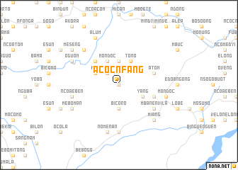 map of Acocnfang