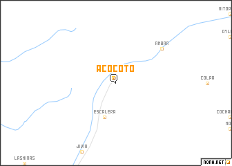 map of Acocoto