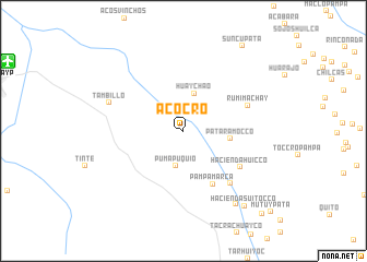 map of Acocro