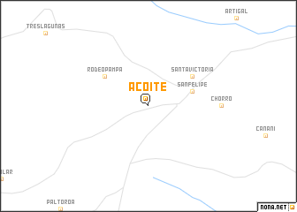 map of Acoite