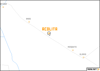map of Acolita