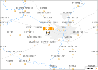 map of Acomb