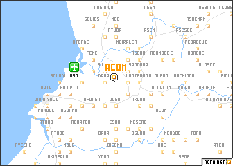 map of Acom