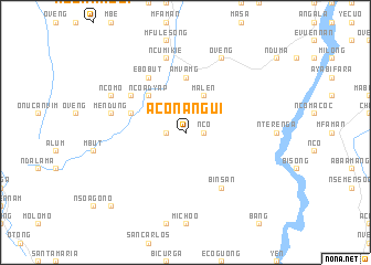 map of Aconangui