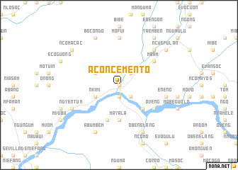 map of Aconcemento