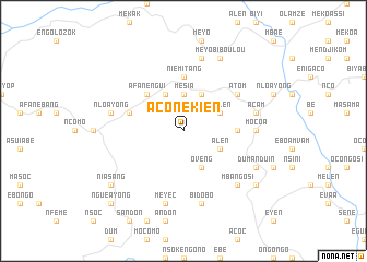 map of Aconekién