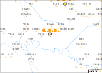 map of Aconekie