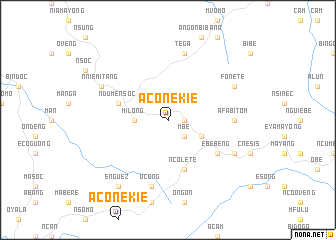 map of Aconekie