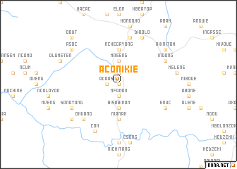 map of Aconikie