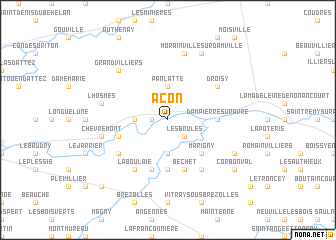 map of Acon