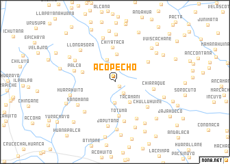 map of Acopecho
