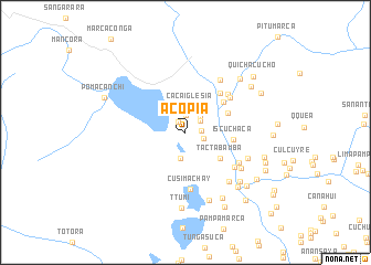 map of Acopía