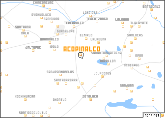 map of Acopinalco