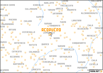 map of Aco Pucro