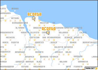 map of Acorda