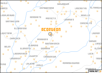 map of Acordeón