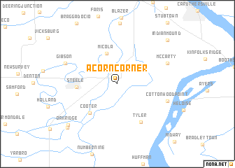 map of Acorn Corner