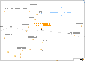 map of Acorn Hill