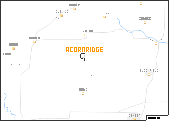 map of Acorn Ridge