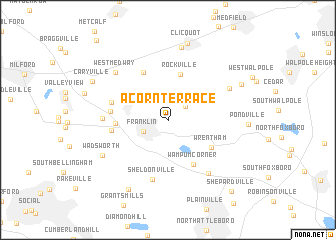 map of Acorn Terrace