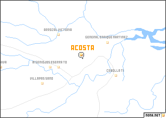 map of Acosta