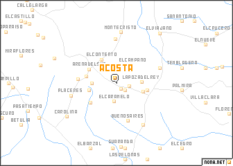 map of Acosta