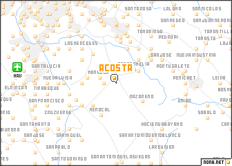 map of Acosta