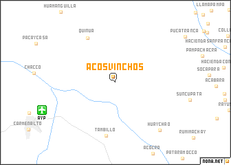 map of Acosvinchos