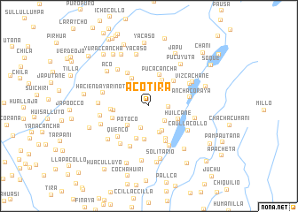 map of Acotira