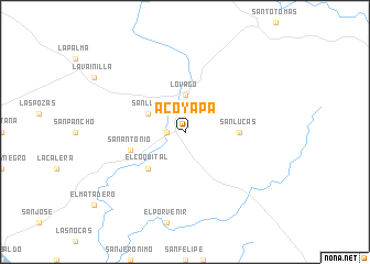 map of Acoyapa