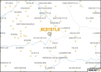 map of Acoyotla