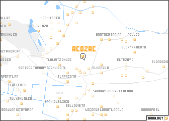 map of Acozac