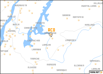 map of Aco