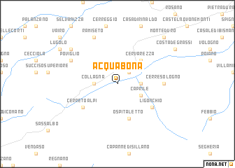 map of Acquabona