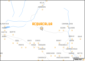 map of Acquacalda