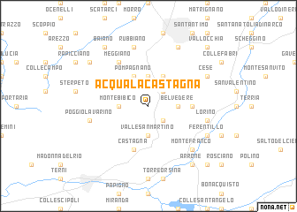 map of Acqualacastagna