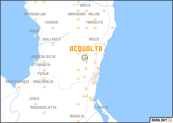 map of Acqualta