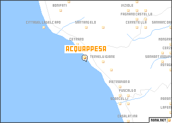 map of Acquappesa