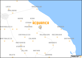 map of Acquarica